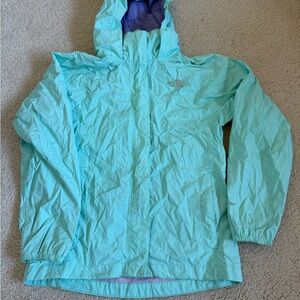 The North Face Kids Light Blue Raincoat